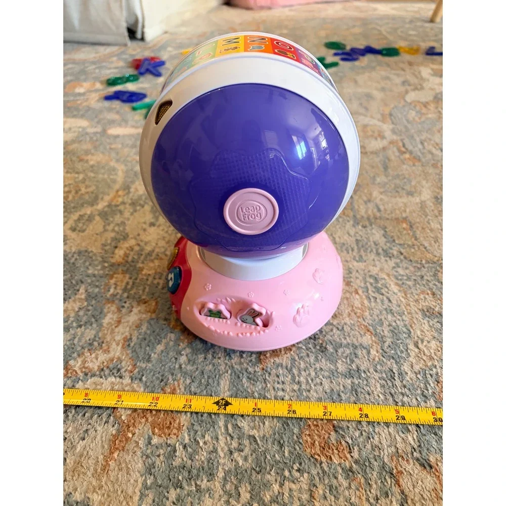 LeapFrog Spin and‎ Sing Alphabet Zoo Educational Toy in Pink & Purple